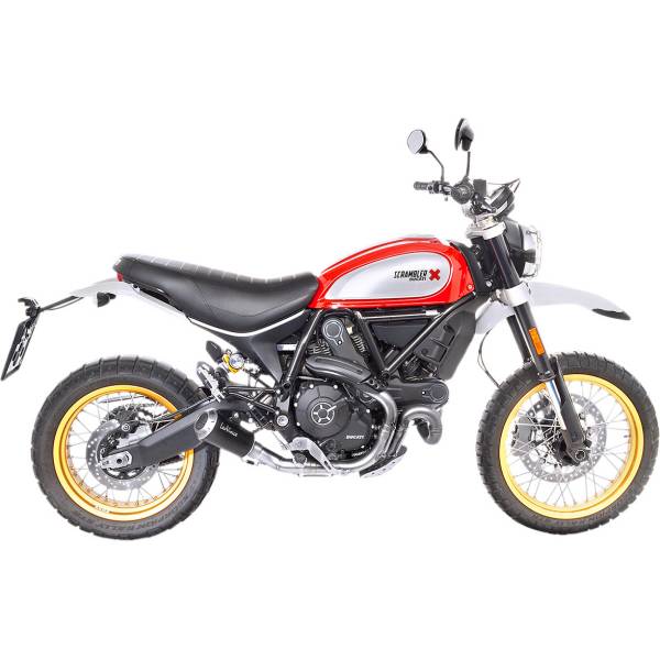 1811-3449 LEOVINCE LV-10 Black Edition スリップオンマフラー 17年-22年 ドゥカティ Scrambler Desert Sled 黒