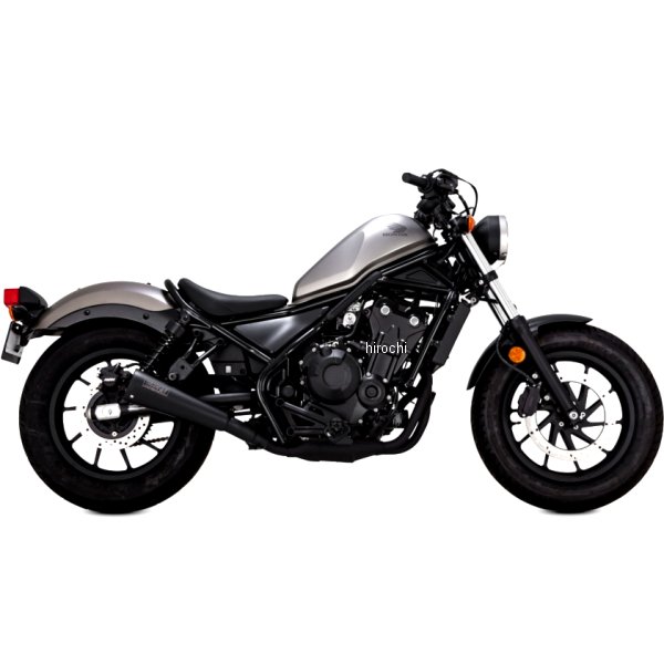1811-3876 48421 バンス＆ハインズ VANCE & HINES スリップオンマフラー エリミネーター アップスウィプト 17年-19年 レブル 黒