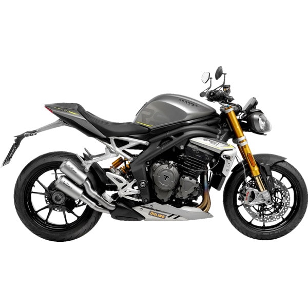 1811-4268 LEOVINCE LV-10 スリップオンマフラー 21年-23年 トライアンフ Speed Triple 1200RS シルバー