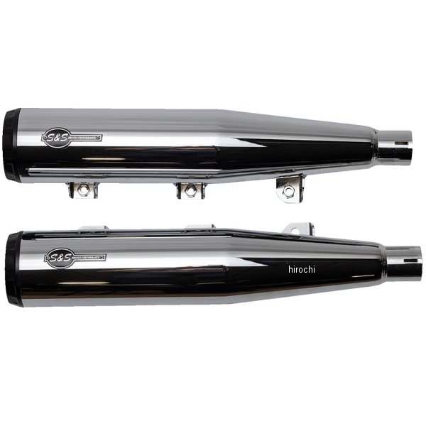 4110-156-R S&Sサイクル S&S Cycle スリップオンマフラー Grand National レース用 23年 Scout Rogue クローム