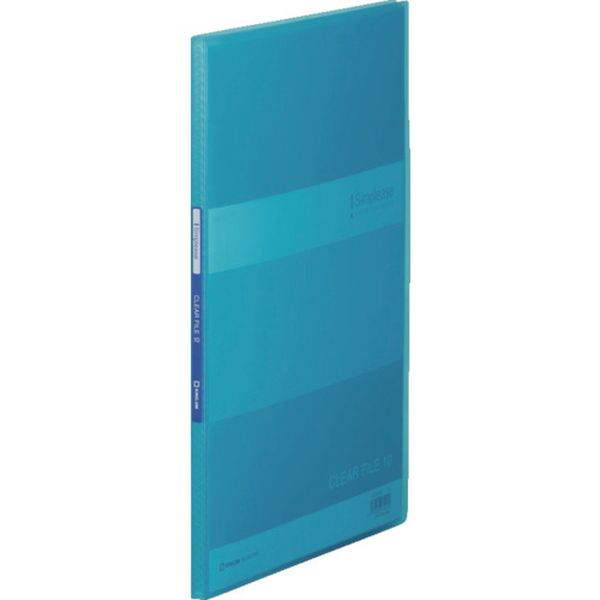 184TSPHBLUE 129-2738 (株)キングジム キングジム シンプリ-ズCF(透明)10P 青