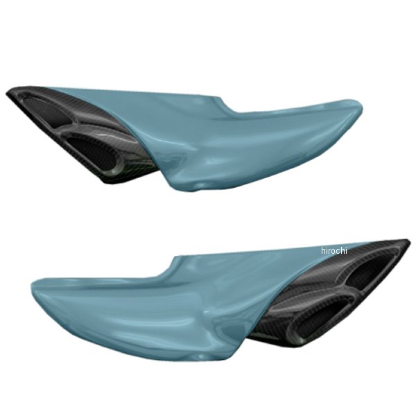 189-1637 ピーエムシー PMC ARCHI D.B.Iカバー ブラックメッシュ Z900RS、Z900RSCAFE SCブルー