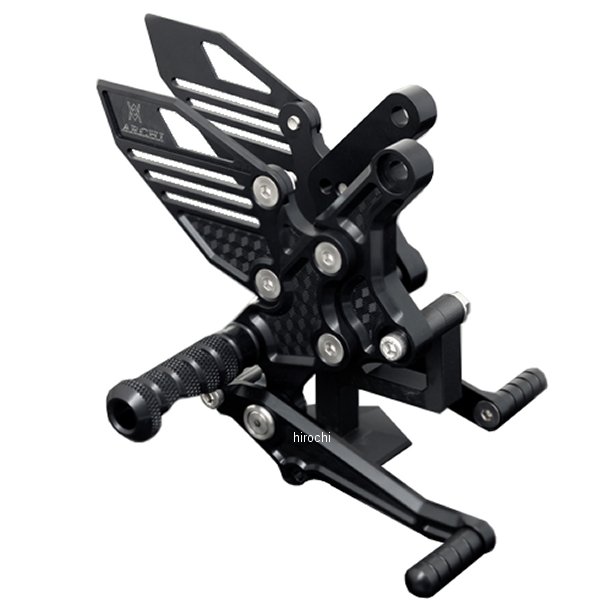 189-5302 ピーエムシー PMC ARCHI ビレット・ハニカム バックステップキット バージョン2 Z900RS/CAFE マットコートブラック