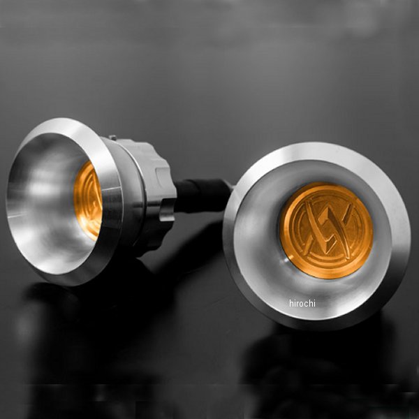 189-6225 ピーエムシー PMC ARCHI アクスルガード フロント 18年-23年 Z900RS、Z900RSカフェ シルバー/ゴールド