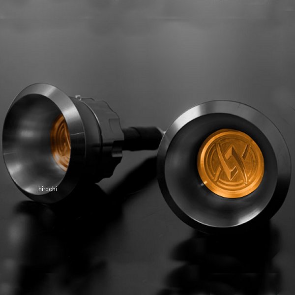 189-6245 ピーエムシー PMC ARCHI アクスルガード フロント 18年-23年 Z900RS、Z900RSカフェ ブラック/ゴールド