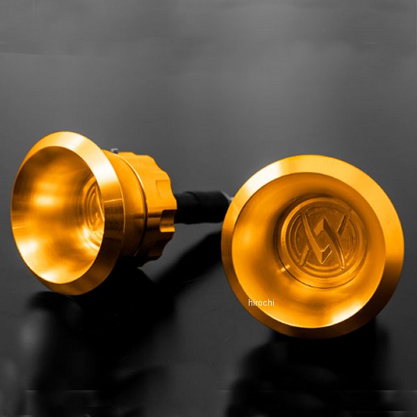 189-6255 ピーエムシー PMC ARCHI アクスルガード フロント 18年-23年 Z900RS、Z900RSカフェ ゴールド/ゴールド