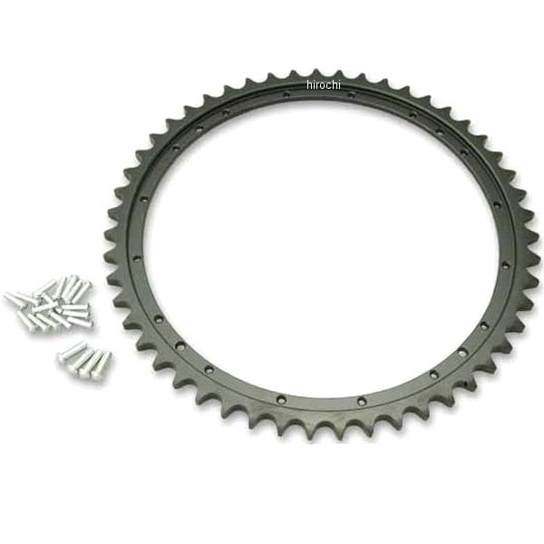 19-0001 ガッツクローム 51Tリアスプロケット 58年-61年 ビッグツイン 油圧ドラム用