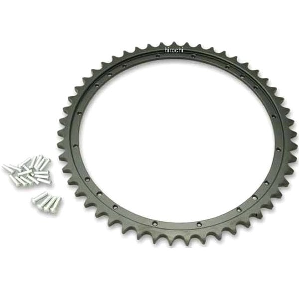 19-0002 ガッツクローム 51Tリアスプロケット 62年-66年 ビッグツイン 油圧ドラム用