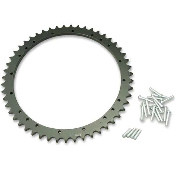 19-0003 ガッツクローム 51Tリアスプロケット 67年-72年 ビッグツイン 油圧ドラム用