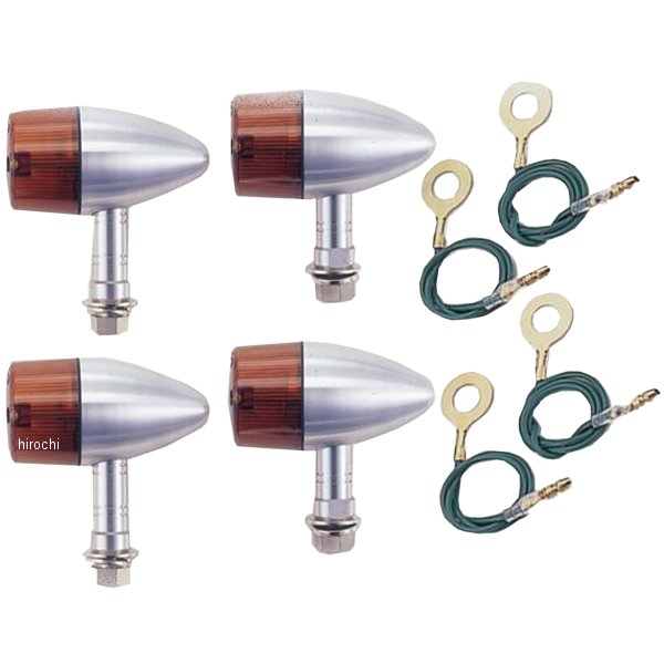 192098-23 ポッシュ POSH ミドルマシンドウインカー セミユニバーサルセット砲弾タイプ オレンジ