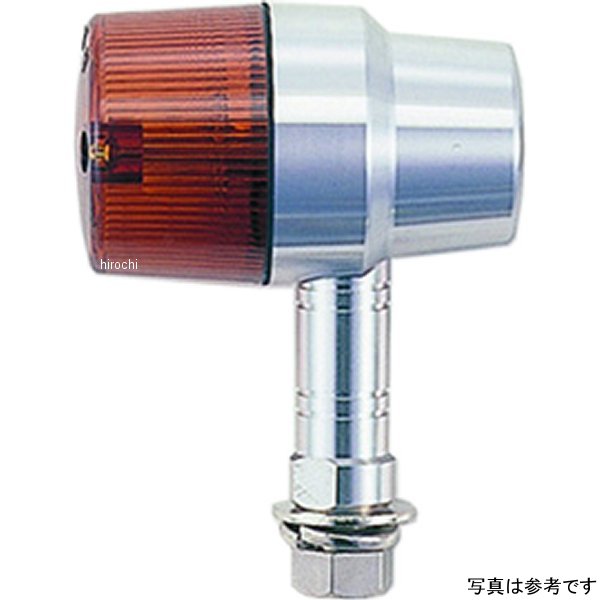 192432-26 ポッシュ POSH ミドルマシンドウインカー スーパーバイクタイプ ダブル球 黒/オレンジ