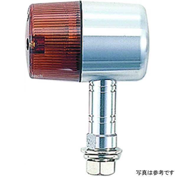 192491-26 ポッシュ POSH ミドルマシンドウインカー 71タイプ ダブル球 黒/オレンジ