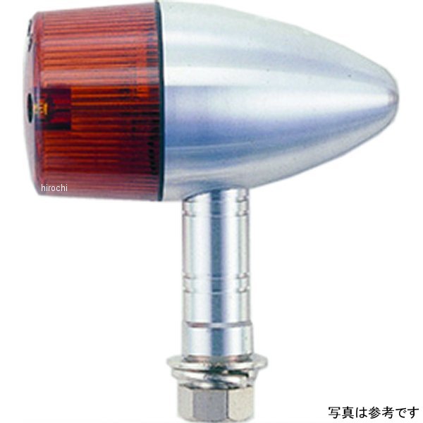 192499-26 ポッシュ POSH ミドルマシンドウインカー 砲弾 ダブル球 黒/クリア