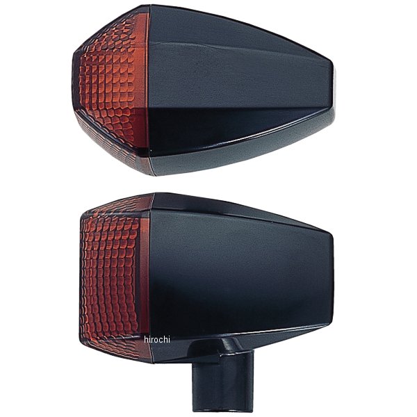 193081-06 ポッシュ POSH ウインカー 汎用 ユニバーサル ZRタイプ スタンダード シングル球 黒/アンバー