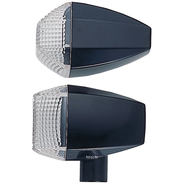 193082-06 ポッシュ POSH ウインカー 汎用 ユニバーサル ZRタイプ スタンダード シングル球 黒/クリアー