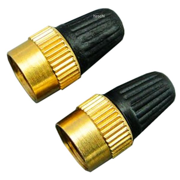 1932 ビーアールシー BRC ムシ回し付きバルブキャップ 2個 汎用 真鍮製