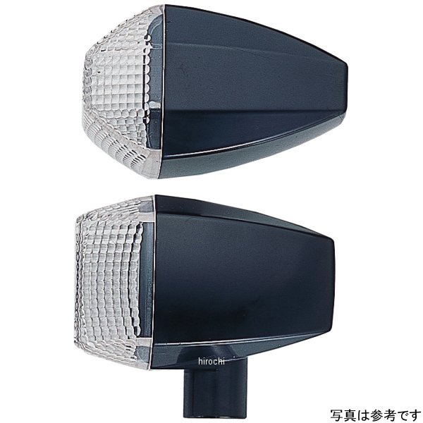 193482 ポッシュ POSH ウインカー 汎用 ユニバーサル ZRタイプ スタンダード ダブル球 メッキ/クリアー