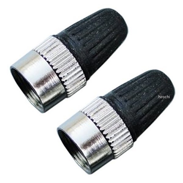 1947 ビーアールシー BRC ムシ回し付きバルブキャップ 2個 汎用 クロームメッキ