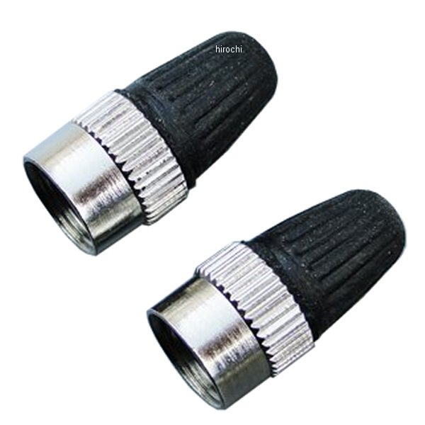 1949 ビーアールシー BRC ムシ回し付きバルブキャップ 汎用 2個入り クロームメッキ