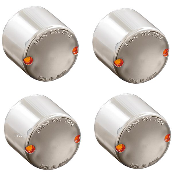 196-5113 ピーエムシー PMC フルミラーφ50ヨーロピレンズ 4個セット 汎用 オレンジ