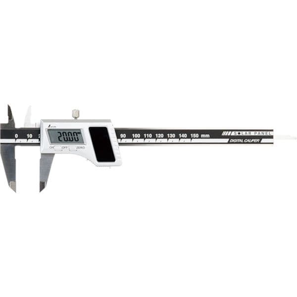19983 397-9369 シンワ測定(株) シンワ デジタルノギス 150mm ソーラーパネル