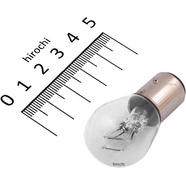 1P3412 M&H マツシマ 口金ダブル球 12V27/8W 12V32/3CP対応 (クリアー) (1個売り)