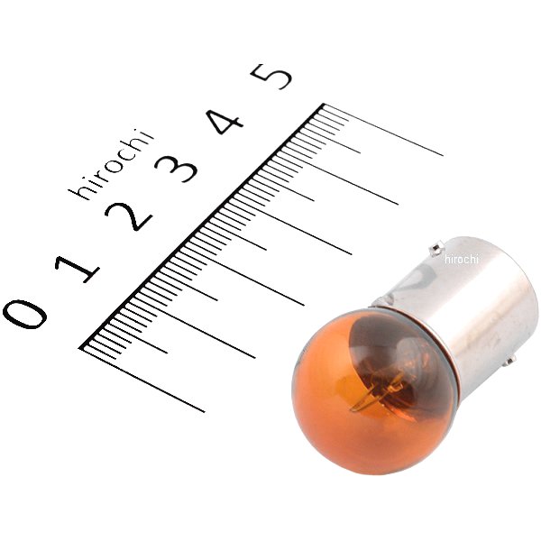 1P5112OR M&H マツシマ 口金シングル球 12V18W ウインカー球 (オレンジ) (1個売り)