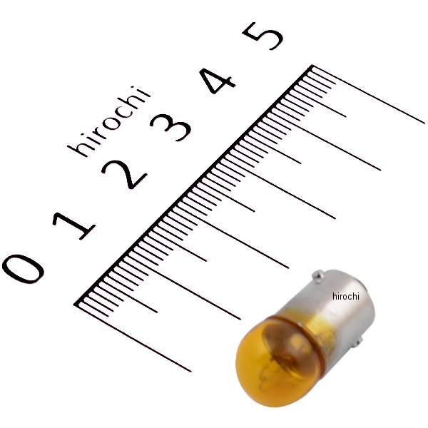 1P7113YE M&H マツシマ 口金シングル球 12V3.4W メーター/ポジション球 (イエロー) (1個売り)