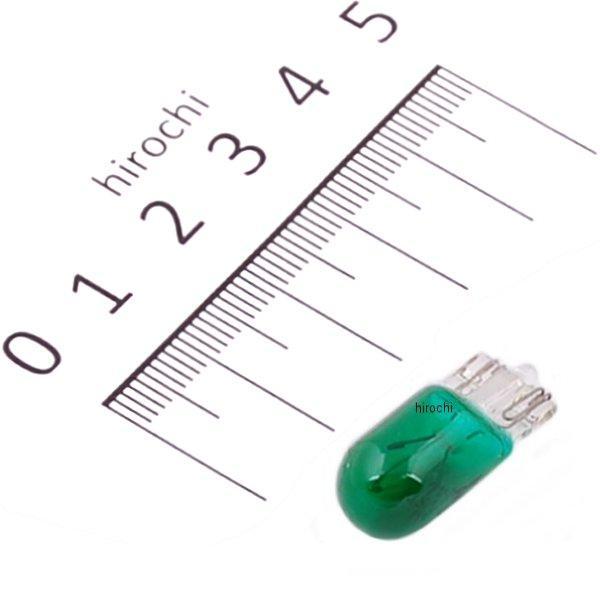 1PWB12GR M&H マツシマ ノーマルバルブ 12V3.4W メーター/ポジション球 (グリーン) (1個売り)