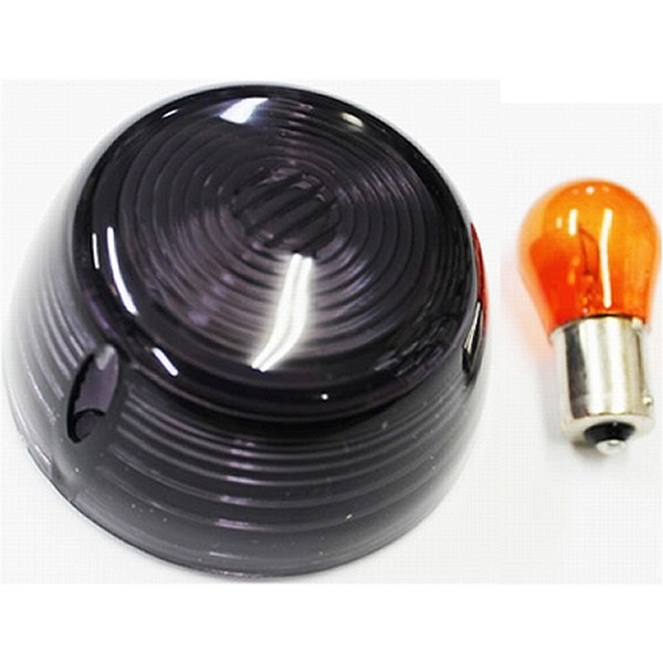 20-1310JML マッドマックス MAD MAX 純正タイプ ウィンカーレンズ CB400F、CB750Four スモーク 1個入り