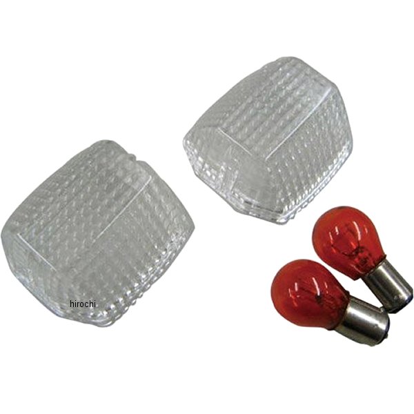 20-2451ALC マッドマックス MAD MAX 純正タイプ ウィンカーレンズ ZRX400、GPZ900R クリア 1個入り W球