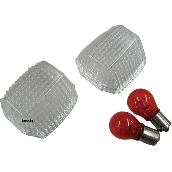 20-2451LC マッドマックス MAD MAX 純正タイプ ウィンカーレンズ ZRX400、GPZ900R クリア 1個入り S球