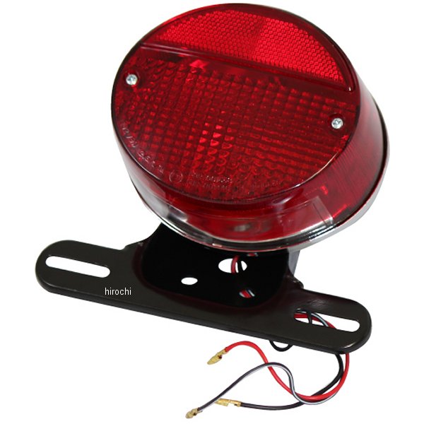 20-2505A マッドマックス MADMAX テールランプASSY Z1、Z2タイプ 3本配線 ベース付き 汎用 赤