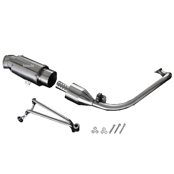 2030 NBS バイクパーツセンター マフラー ショートタイプ カスタム用 アドレスV125G (CF46A) ステンレス