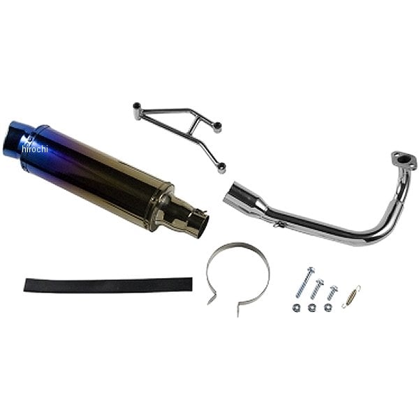 203702 NBS バイクパーツセンター マフラー カスタム用 ズーマー チタンルック