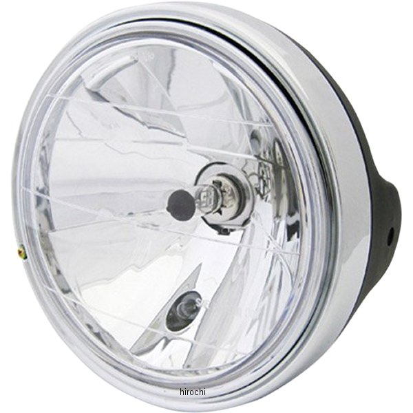 20-6030AB マッドマックス MAD MAX ヘッドライト マルチリフレクターφ180 クリア/黒