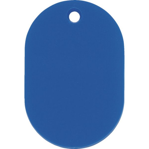 200015 (株)日本緑十字社 緑十字 小判札(無地札) 小判札45-BL 青 45×30mm スチロール樹脂