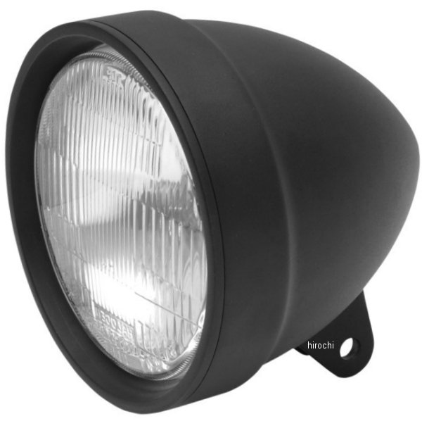 2001-0207 DRAG ヘッドライト 5.75インチ H-4 マットブラック