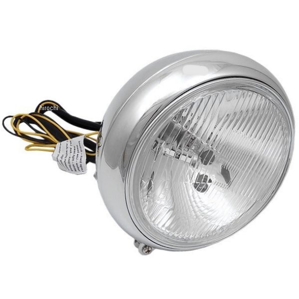 2001-0328 DRAG ヘッドライト 7インチ 60/55W 86年-17年 FLST クローム