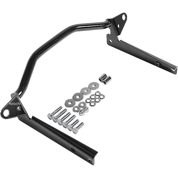 2001-0804 DRAG スポットライト取付バー金具 00年以降 FLST 黒