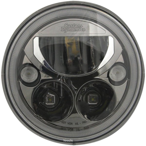 2001-1262 CDTB-7-B カスタムダイナミクス LED ヘッドライト 7インチ TruBEAM H4 5800K Hi/Low 黒