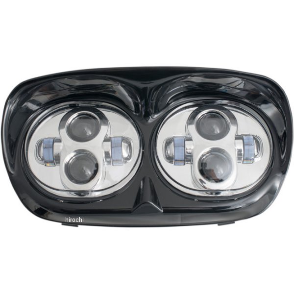 2001-1565 LED-145 リブコ プロダクト RIVCO Products LED ヘッドライトアセンブリ 6500K FLTR クローム