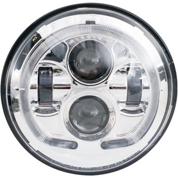 2001-1568 LED-130 リブコ プロダクト RIVCO Products LED ヘッドライト 7インチ クローム