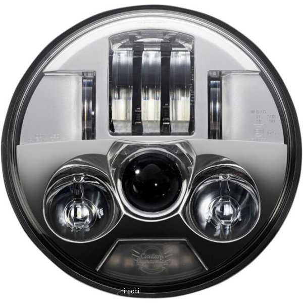 2001-1750 PB-575-C カスタムダイナミクス LED ヘッドライト 5.75インチ ProBEAM Hi/Low クローム
