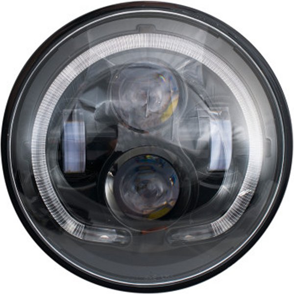 2001-1767 LED-130B リブコ プロダクト RIVCO Products LED ヘッドライト 7インチ 黒