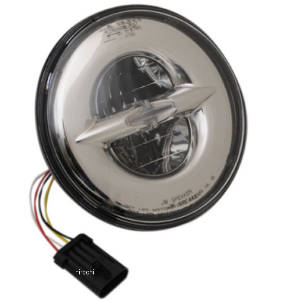 2001-1790 DRAG LED ヘッドライト 7インチ リフレクタースタイル 14年以降 クローム