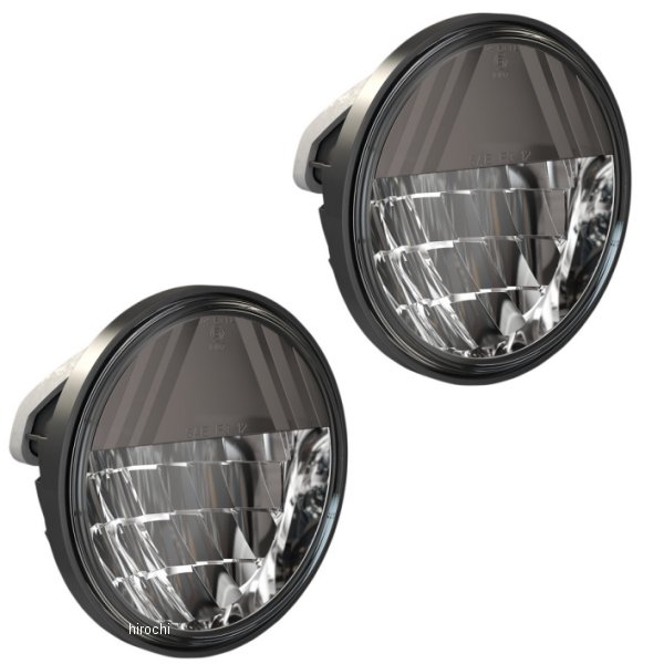 2001-1793 DRAG LED パッシングランプ 4.5インチ リフレクタースタイル 黒 (左右ペア)