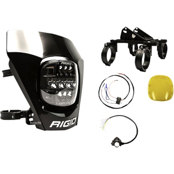 2001-2427 300416 リジッドインダストリー Rigid Industries ヘッドライト キット Adapt XE Moto LEDライト 黒