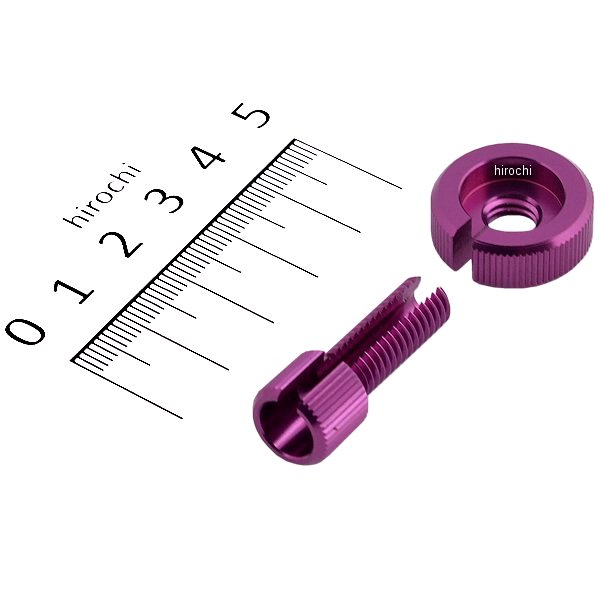 200112 ポッシュ POSH クラッチアジャスター CB400SF、XJR400、ゼファー 紫