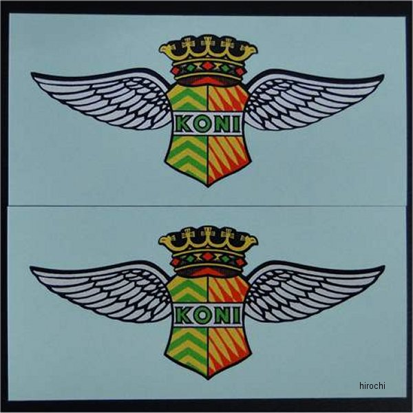 2002 ビーアールシー BRC KONI リアショック専用ステッカー 2枚セット 初期ウイングコニー用